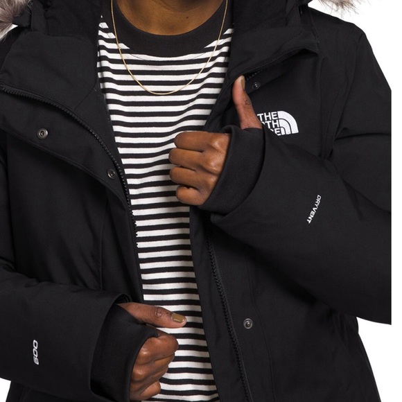 North Face Women's Arctic Hooded Faux-Fur-Trim Parka new size medium - Picture 6 of 13